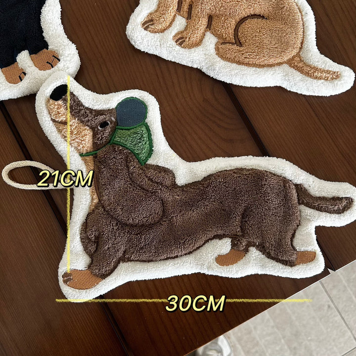 Hatventure Dachshund Hanging Hand Towel Set