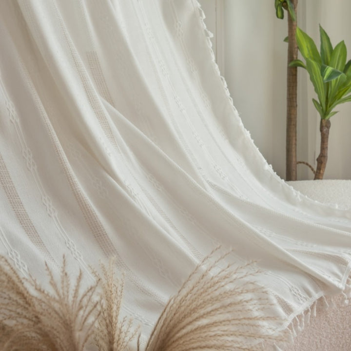 Japanese Calm Tassel Curtain
