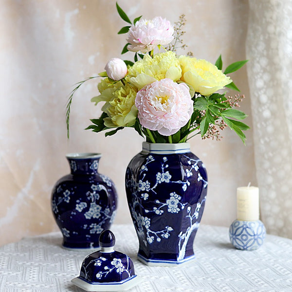 Royal Floral Ceramic Vase