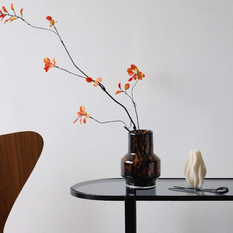 Tortoise Charm Glass Vase