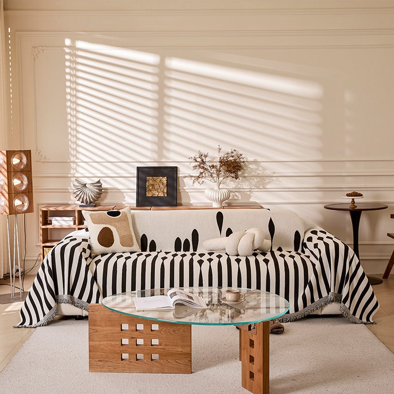 Droplet Striped Sofa Cover