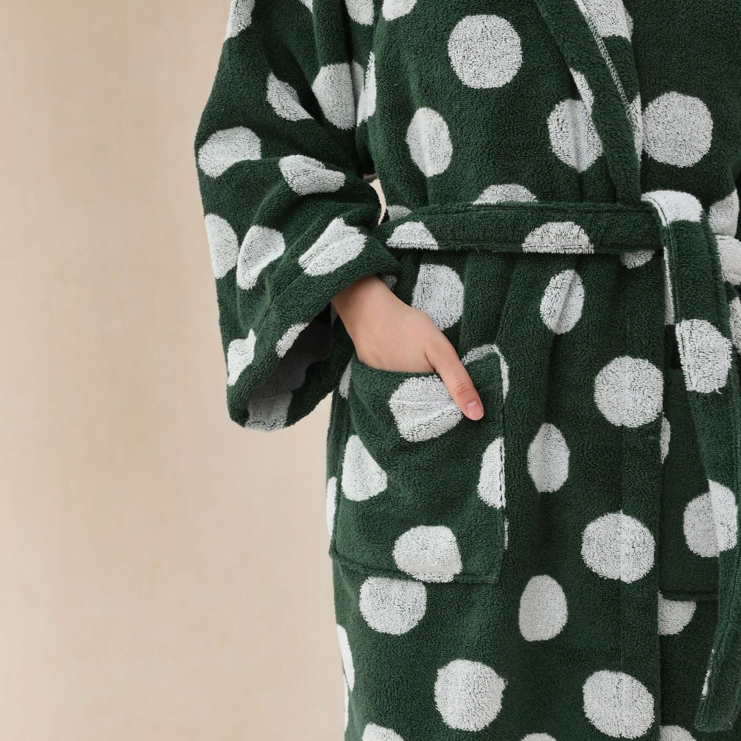 Vintage Polka Dots Bathrobe Unisex Collection
