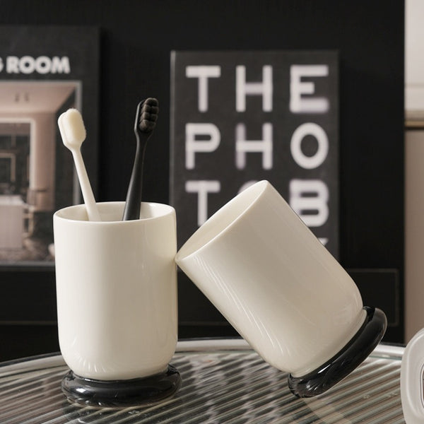 Ivory Stylish Toothbrush Holder Bath Accessories