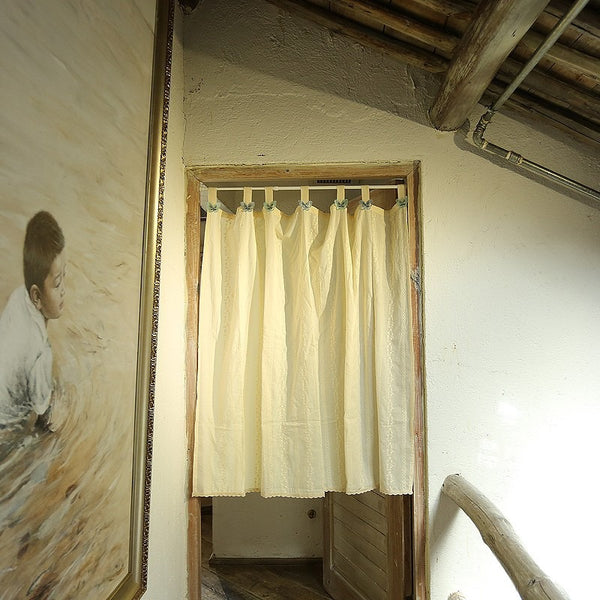 Butterfly Cream Cabinet Curtain