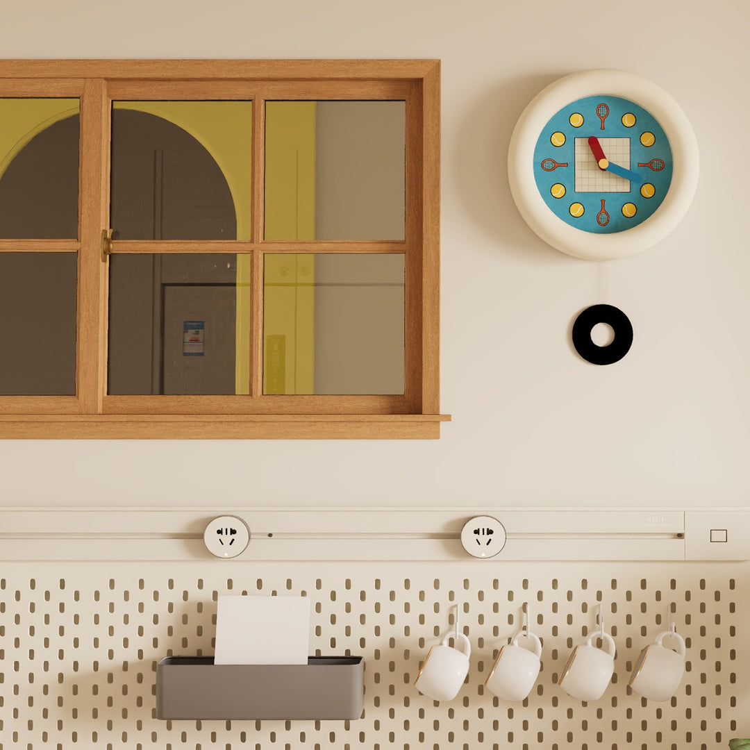 Tennis Fun Wall Clock