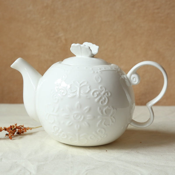 Royal Butterfly Tea Cup & Pot