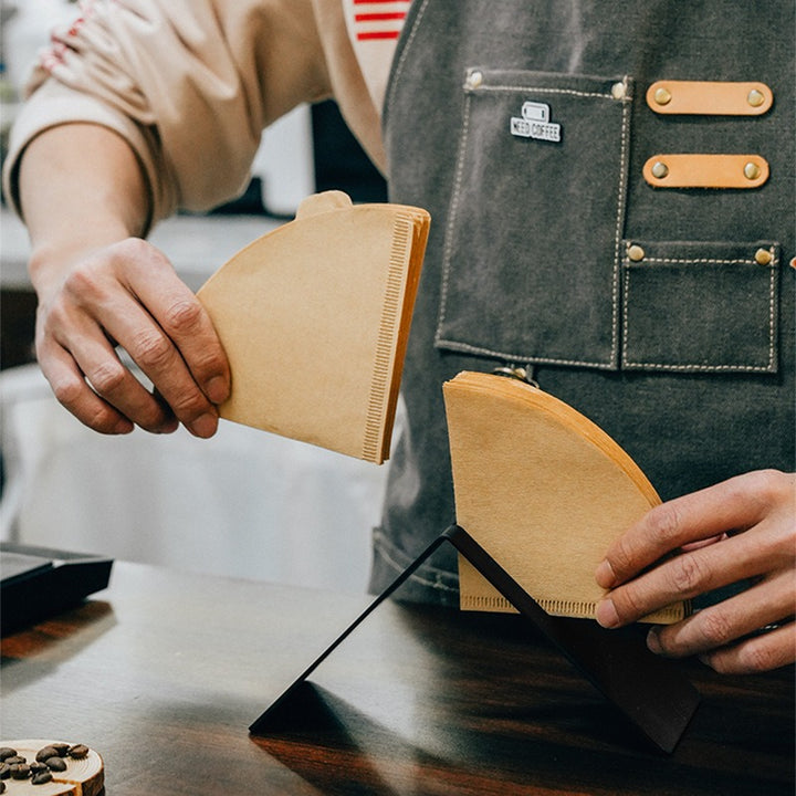 Triangle Coffee Filter Holder & Filter Set