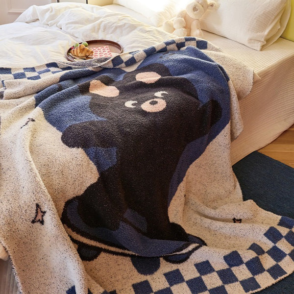 Skateboarding  Bear Blanket