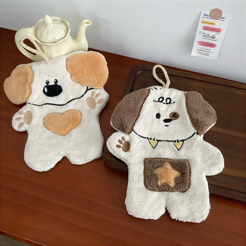 Beagle Twins Hanging Hand Towel Set