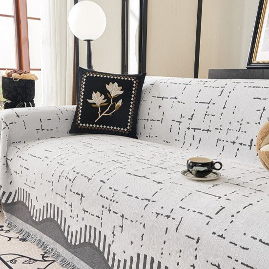 Scribble Wave Sofa Cover