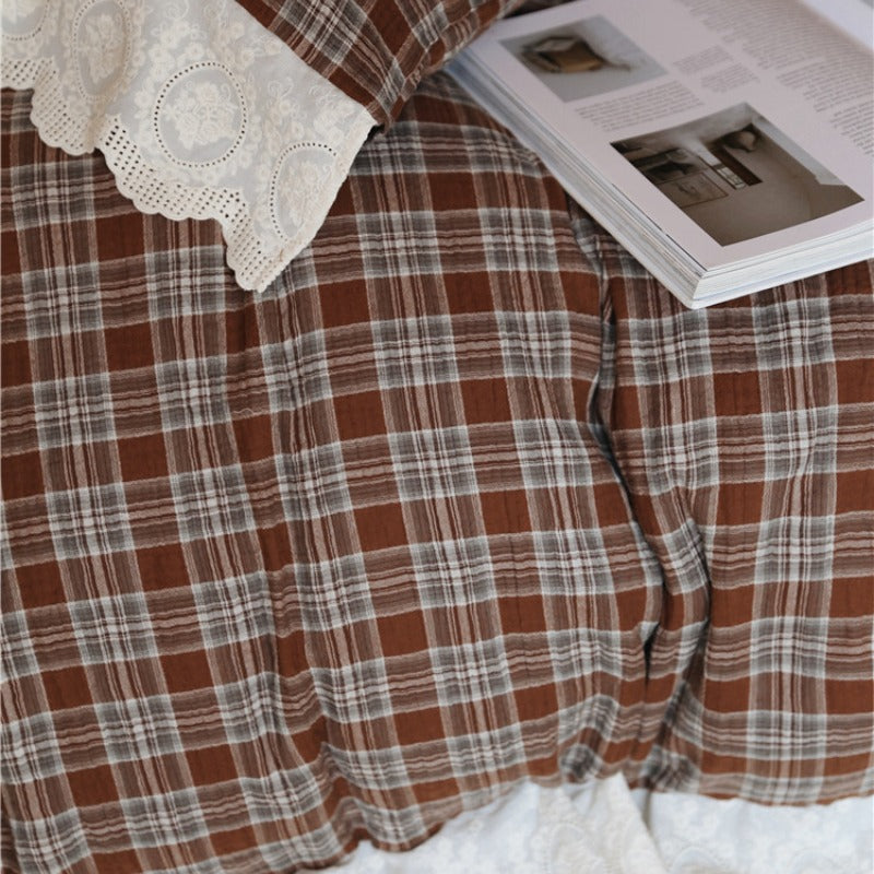 Vintage Tartan Bedding Set