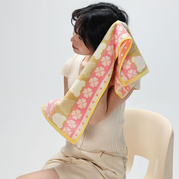 Bear And Clover Towel Collection