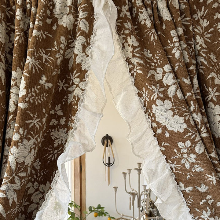 Ruffle  Love Cabinet Curtain Duos