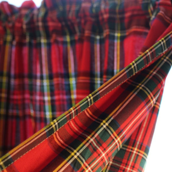 Tartan Cabinet Curtain