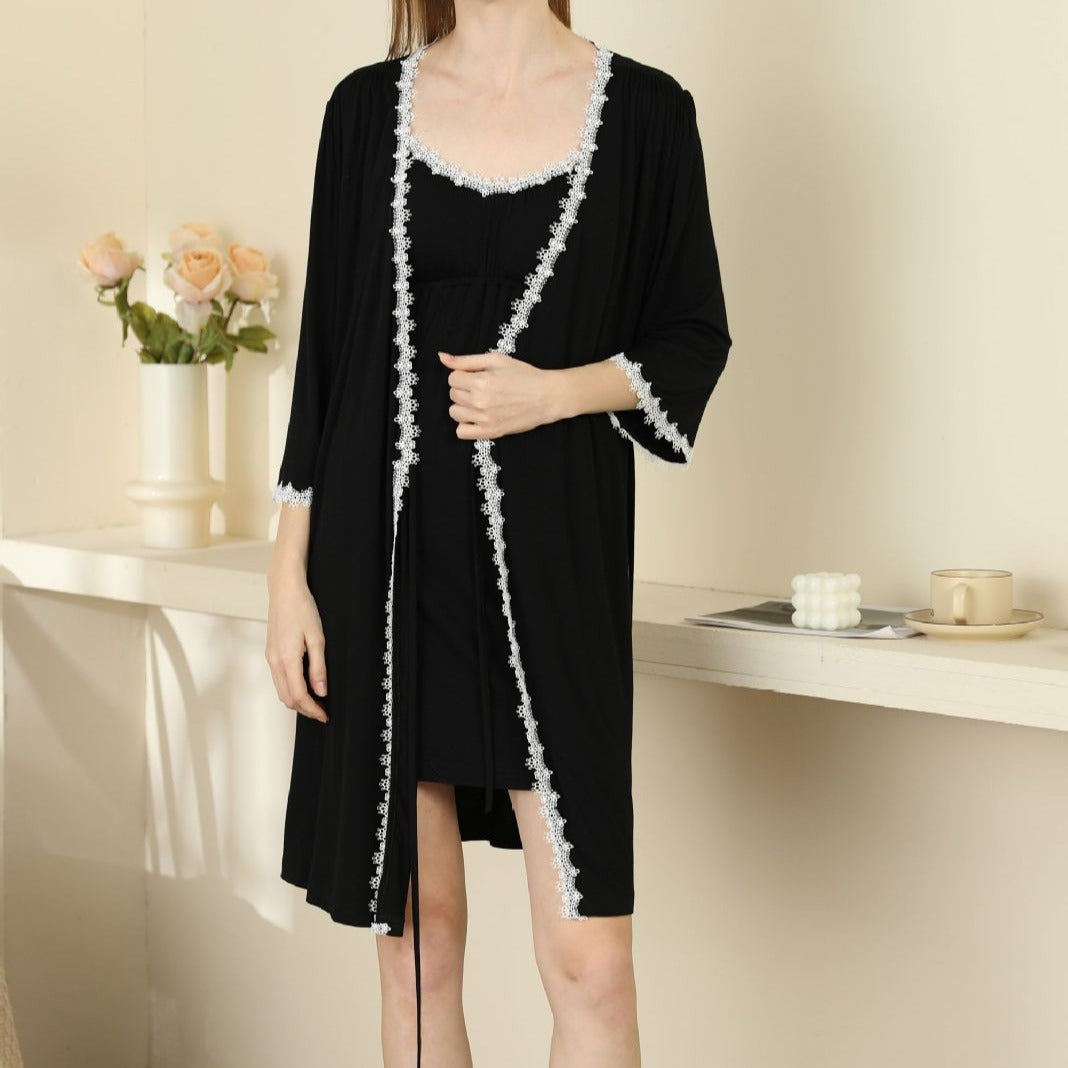 Only You Chemise Dress & Robe 2 - Piece Set