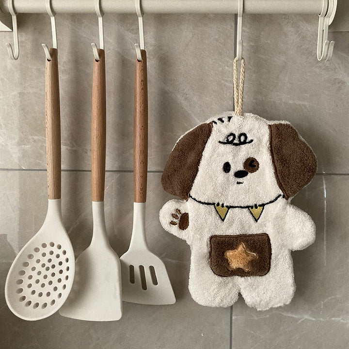 Beagle Twins Hanging Hand Towel Set