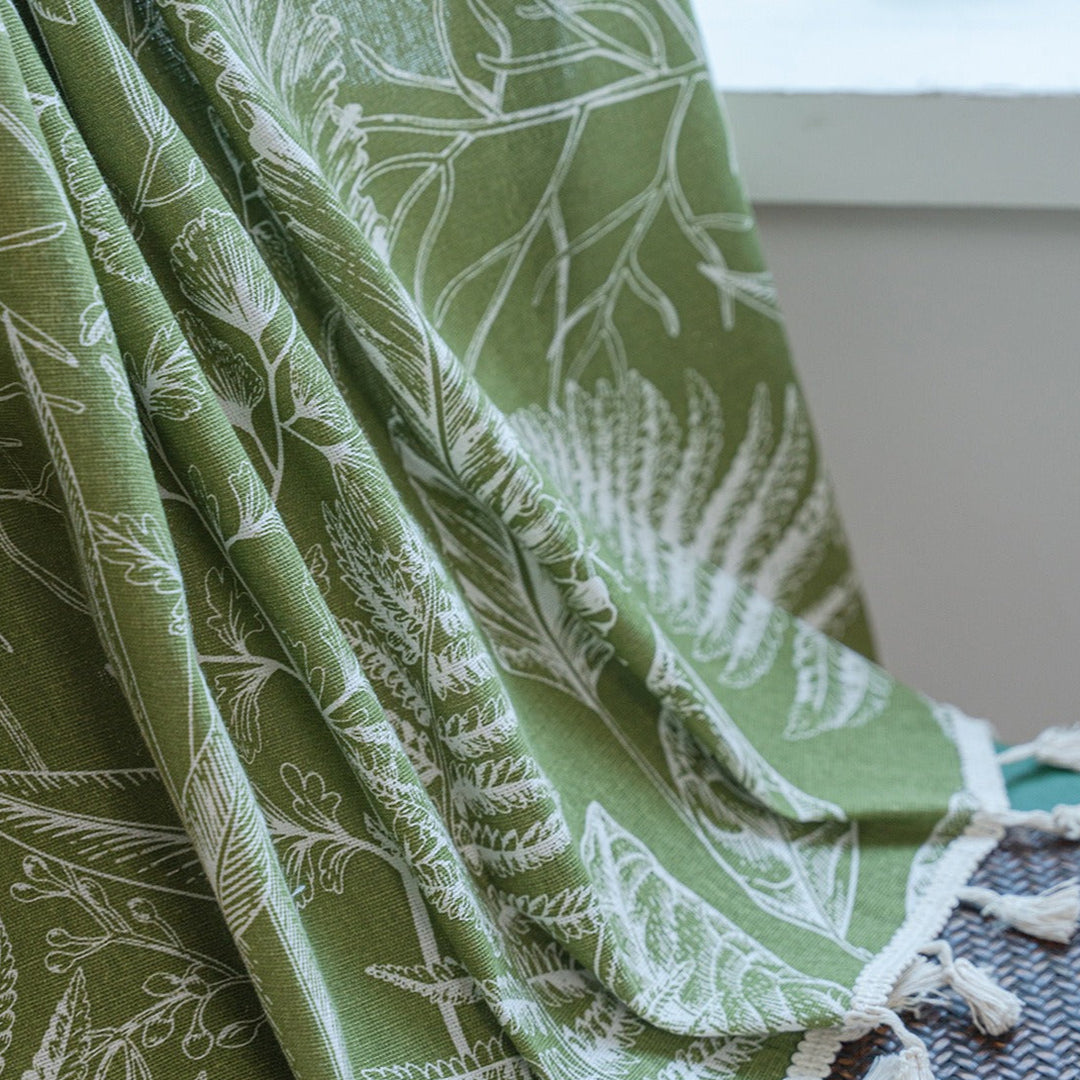 Leaves Magic Tassel Curtain