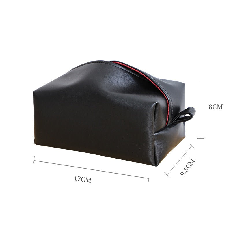 Leather Tissue Box Organiser