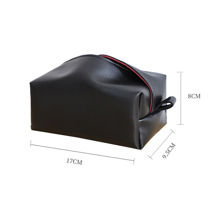 Leather Tissue Box Organiser