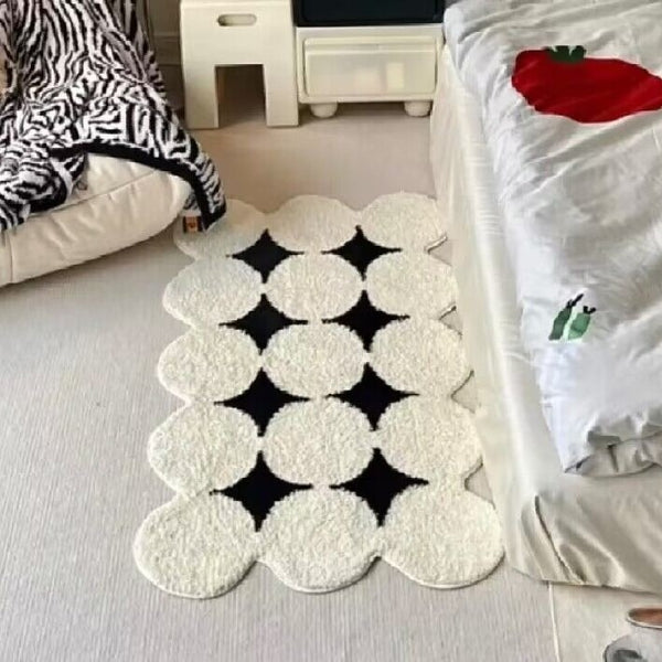 Polka Dots Plus Bath Mat