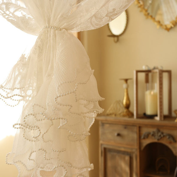 Romance Wave Lace Curtain