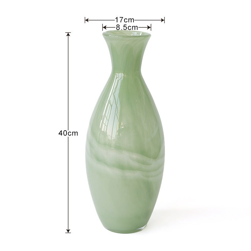 Green Zen Glass Vase
