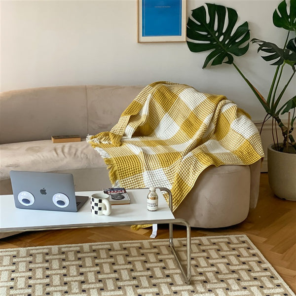 Waffle Checkerboard Plus Blanket
