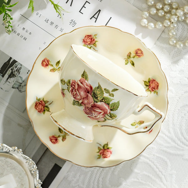 Rose Paradise Tea Cup & Pot Collection