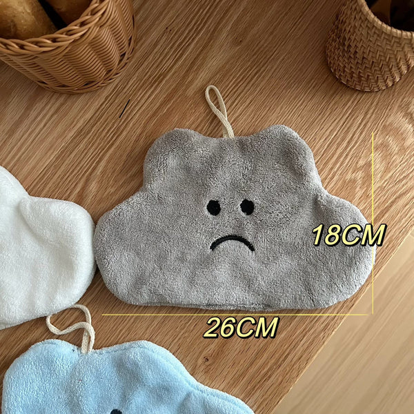 Moody Cloud Hanging Hand Towel Set