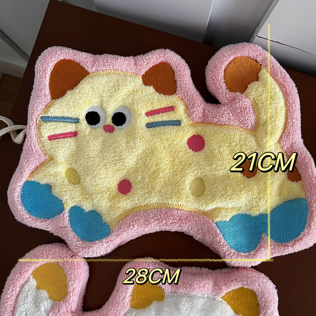 Kitty Hop Hanging Hand Towel Set