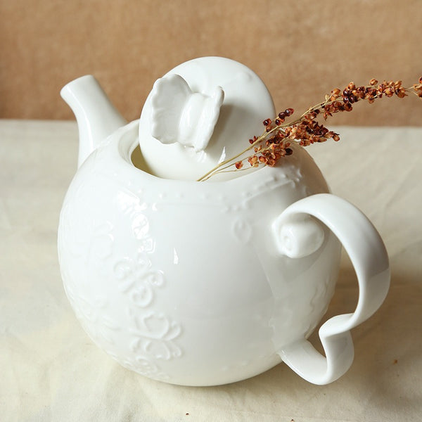 Royal Butterfly Tea Cup & Pot