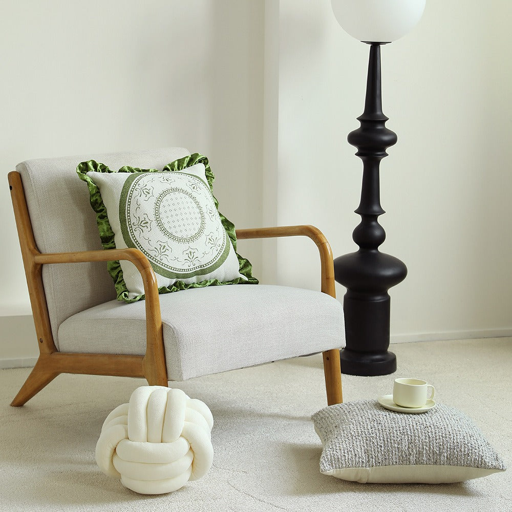 Ornate Ruffle Cushion