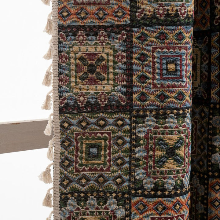 Tribal Totem Tassel Curtain