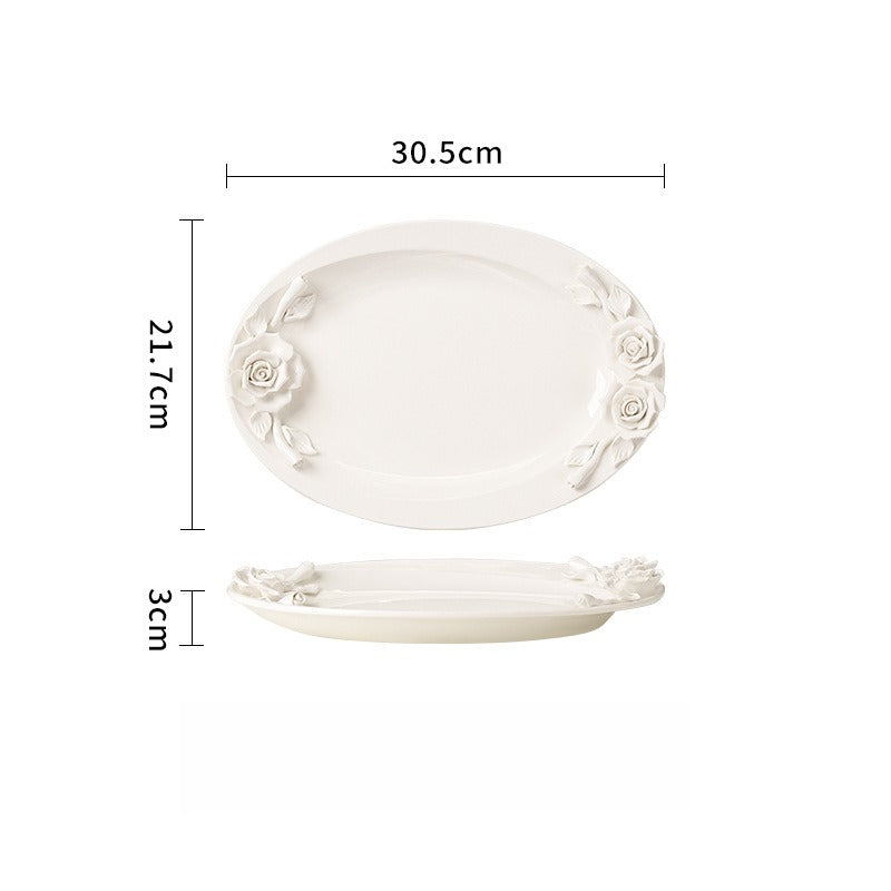 Rose‘s Secret Embossed Dinnerware