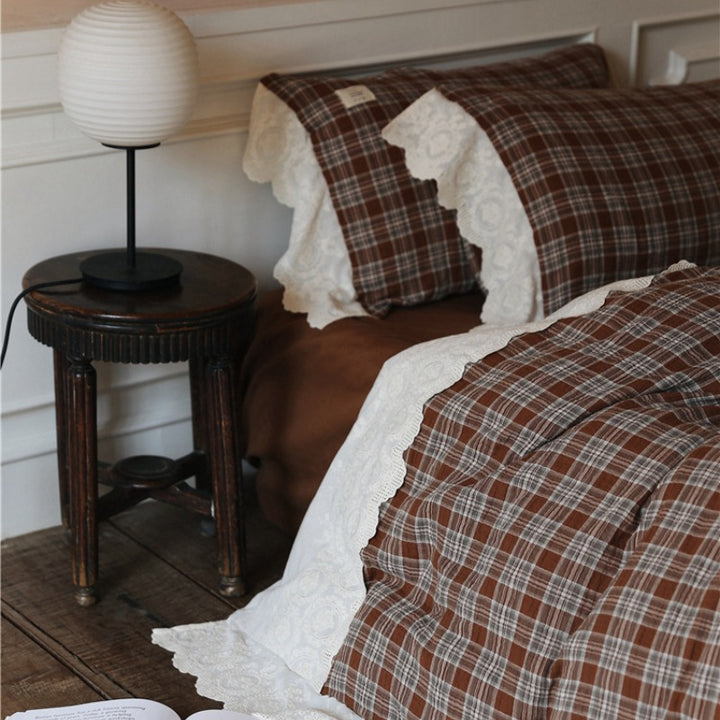 Vintage Tartan Bedding Set
