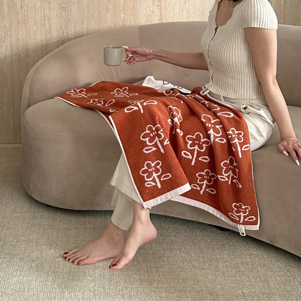 Soft Floral Towel Set Collection