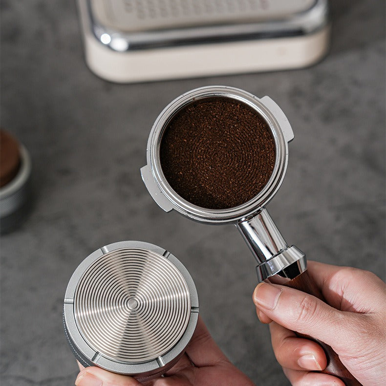 The Daily Grind Wood Coffee Distributor