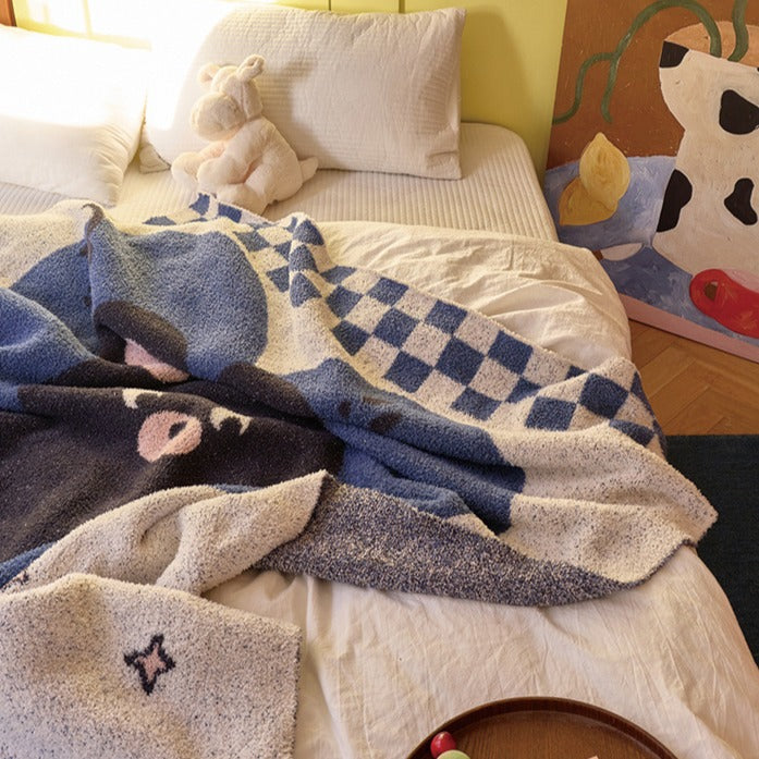 Skateboarding  Bear Blanket