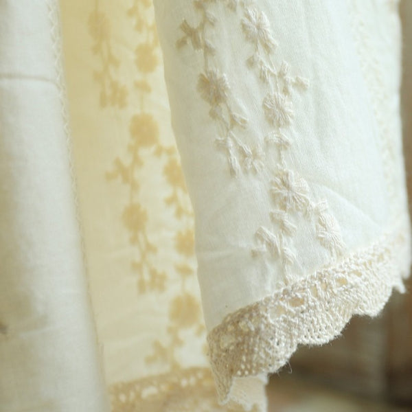 Butterfly Cream Cabinet Curtain