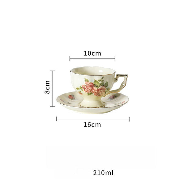 Rose Paradise Tea Cup & Pot Collection