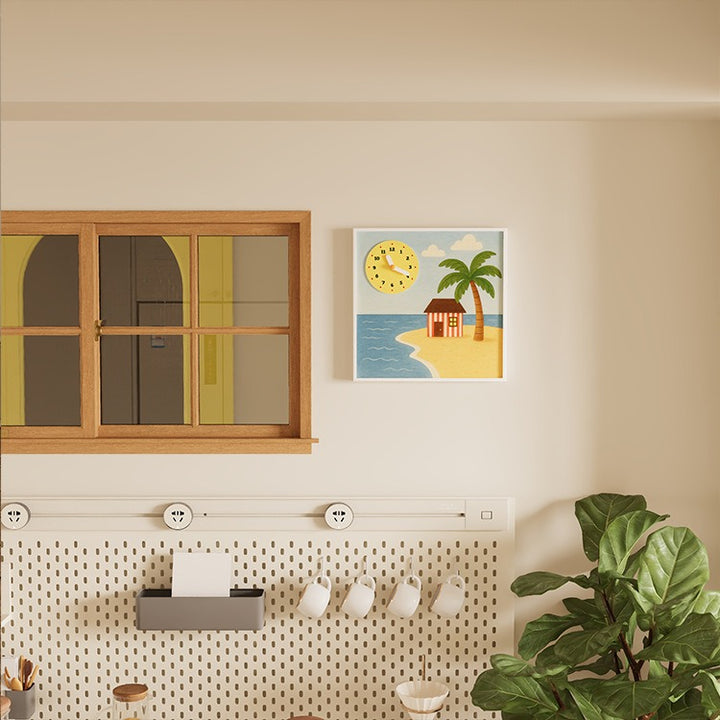 Sunny Beach Wall Clock