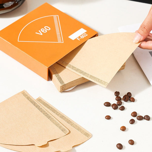 Triangle Coffee Filter Holder & Filter Set