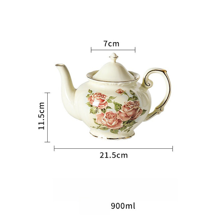 Rose Paradise Tea Cup & Pot Collection