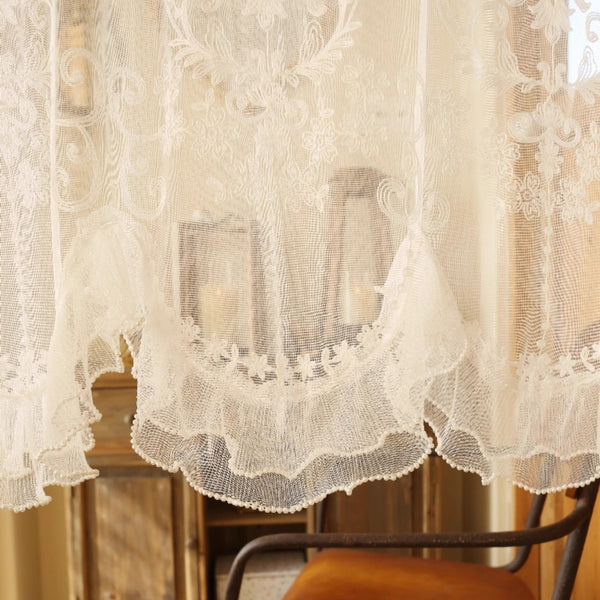 Romance Wave Lace Curtain