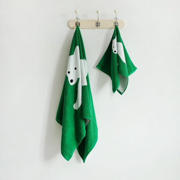 Running Puppy Towel Set