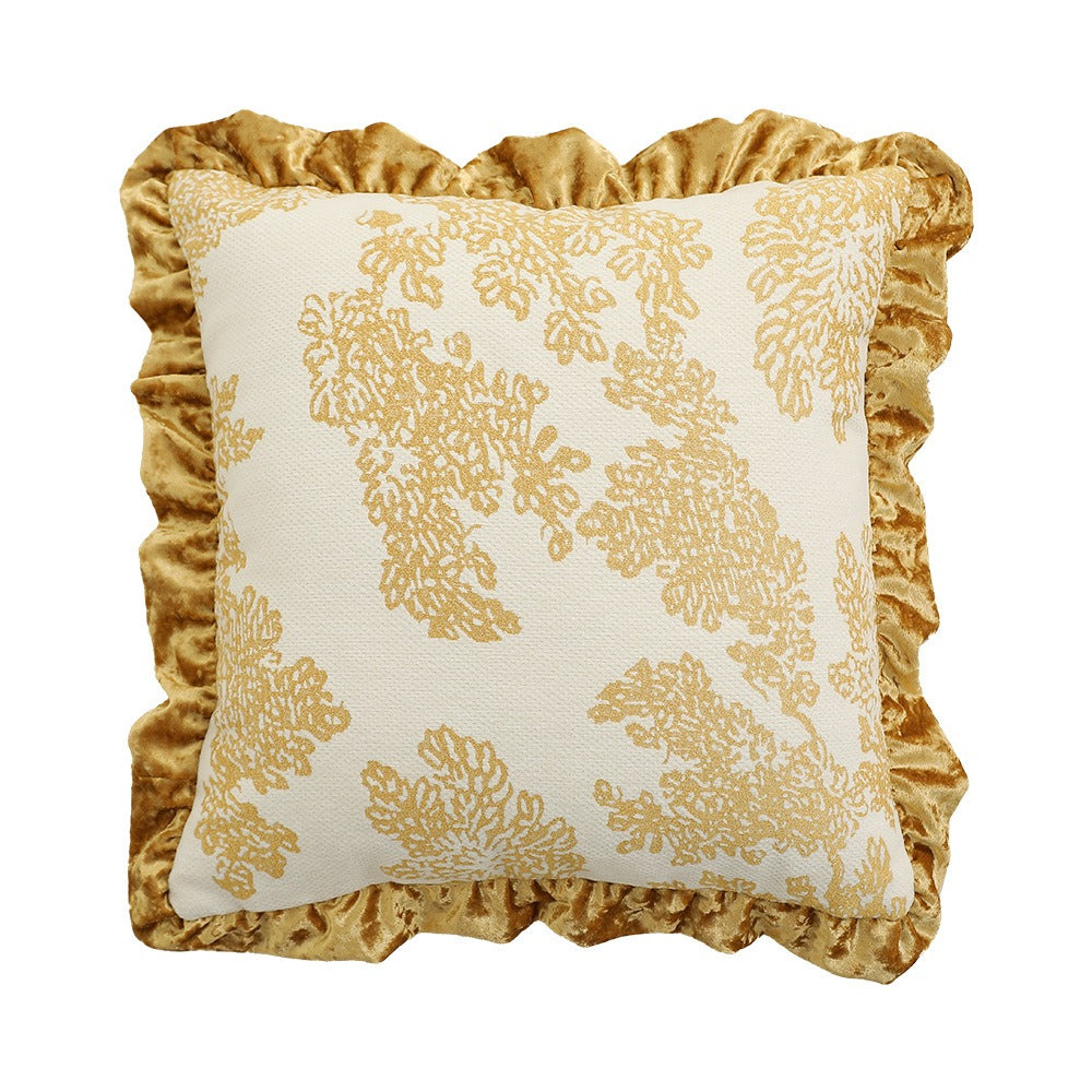 Ornate Ruffle Cushion
