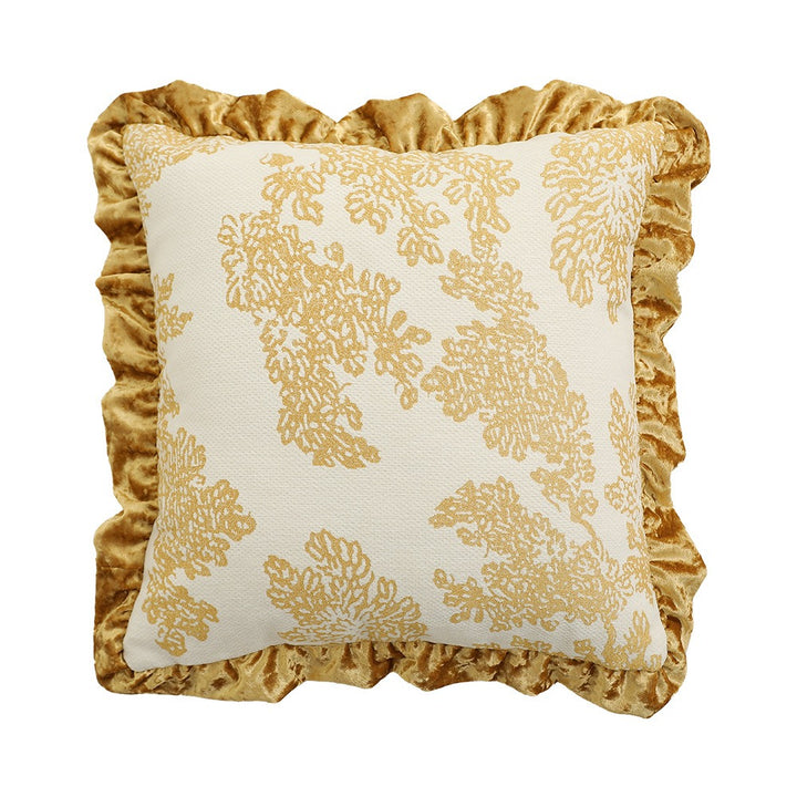 Ornate Ruffle Cushion