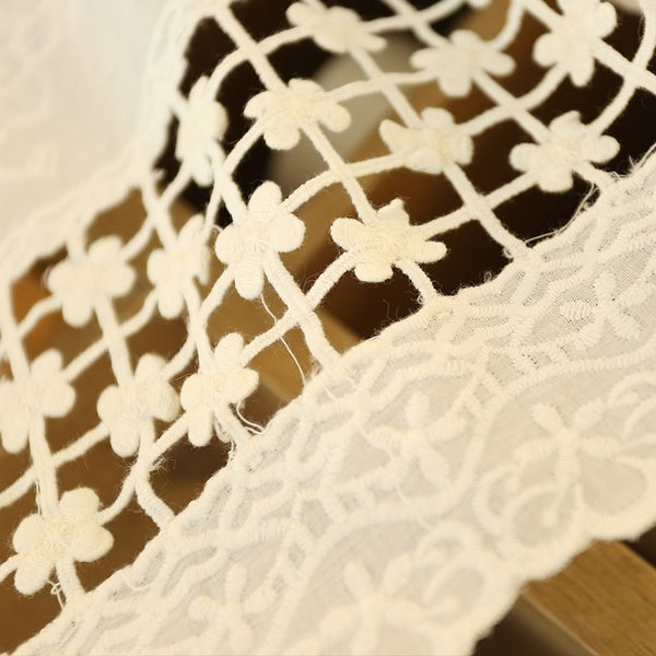 Cottagecore Lace Floral Cabinet Curtain