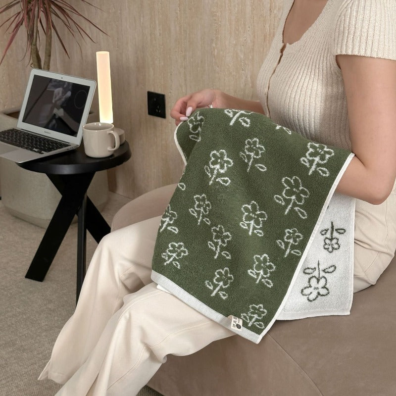 Soft Floral Towel Set Collection