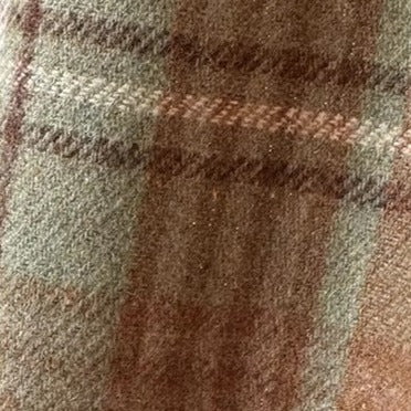 Vintage Plaid Cabinet Curtain